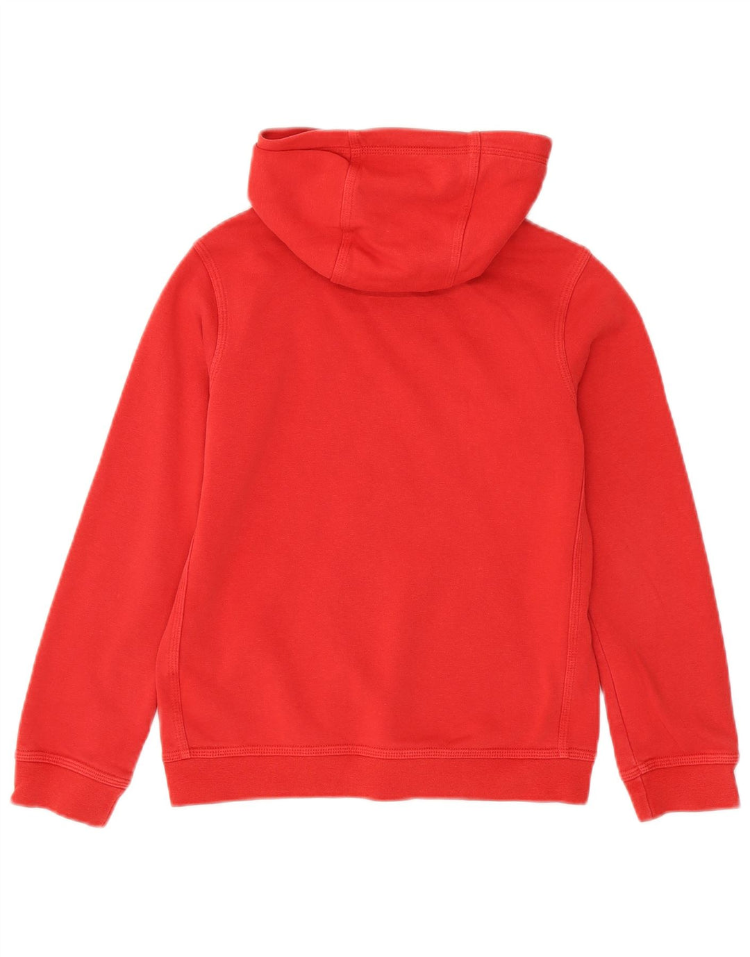 Nike Boys Hoodie Jumper 10-11 år Medium Rød Bomuld