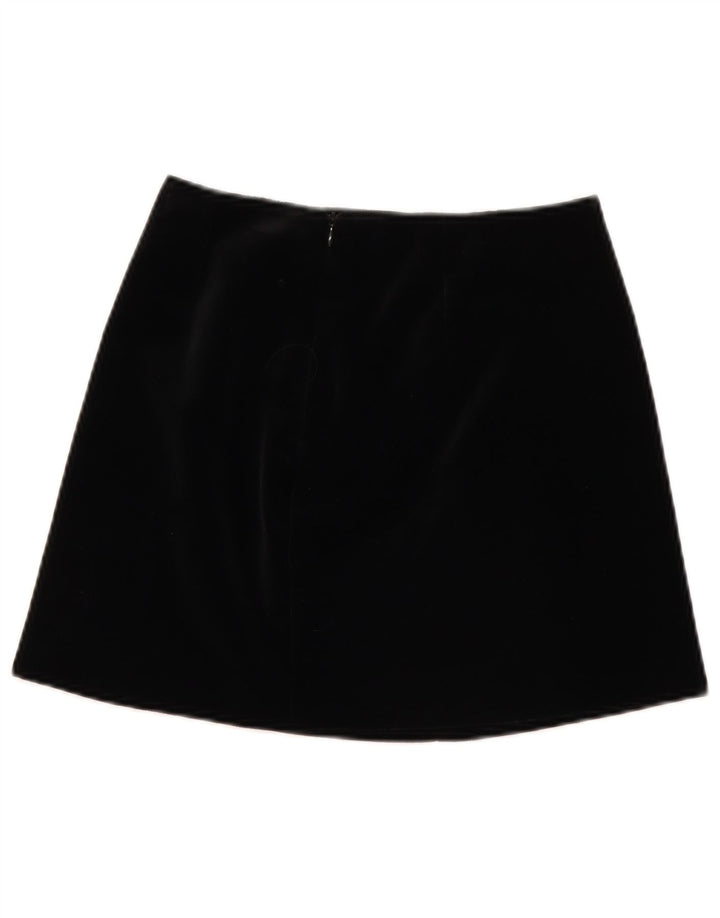Moda Dossier Dame Mini Corduroy Nederdel IT 42 Medium W28 Sort