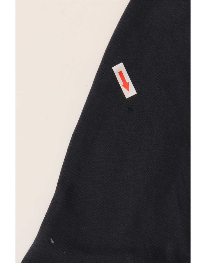 Champion Womens Tracksuit Top Jacket UK 14 Medium Grey Colourblock Cotton