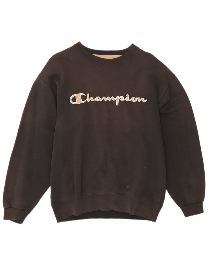 Champion Herre Grafisk Sweatshirt Jumper Lille Brun