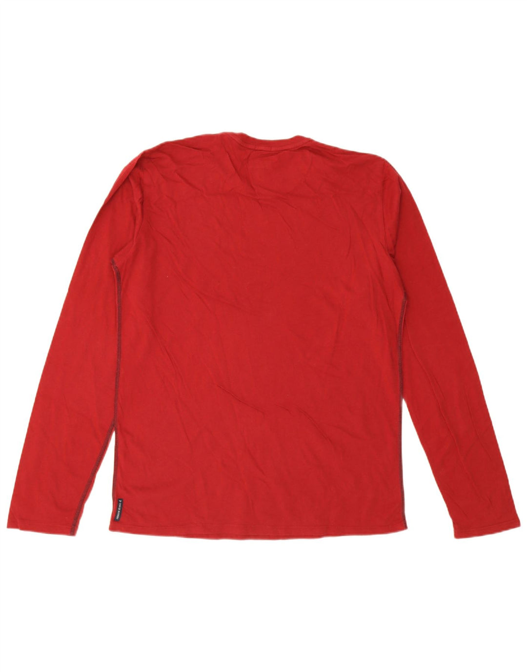 Armani Jeans Herre Slim Grafisk Top Langærmet XL Rød