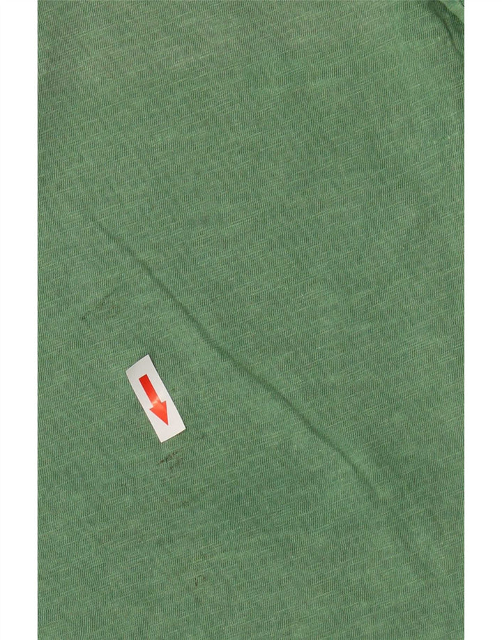 Levi's Herre T-shirt Top Medium Grøn Flecked Bomuld
