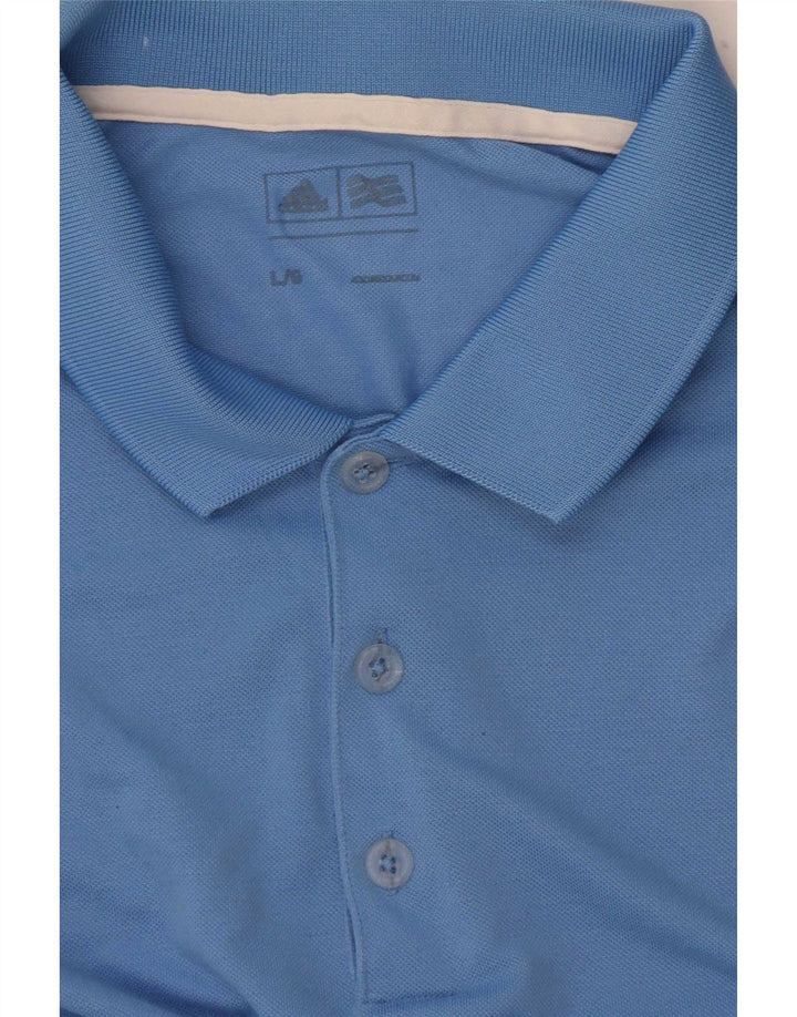 Adidas Polo skjorte til mænd, stor blå