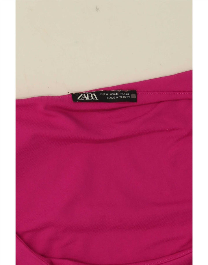 Zara Damevest Top UK 12 Medium Pink