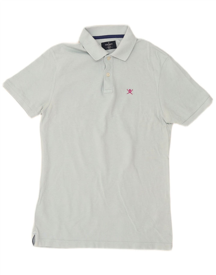 Hackett Herre Slim Fit Polo Shirt Lille Blå Bomuld