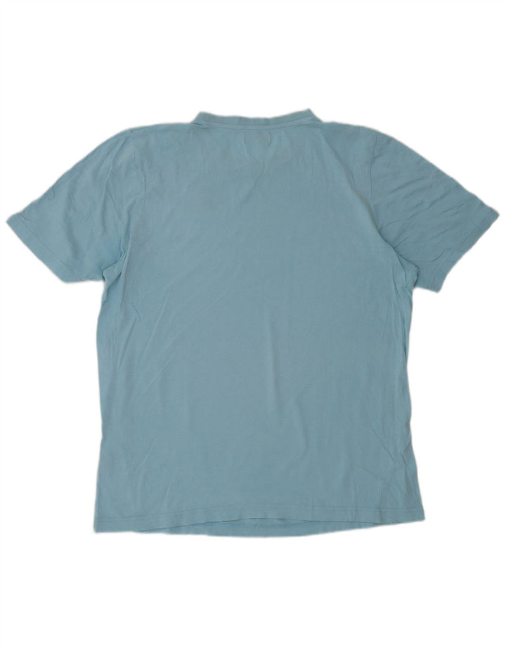 Kappa Herre T-Shirt Top Stor Blå Bomuld