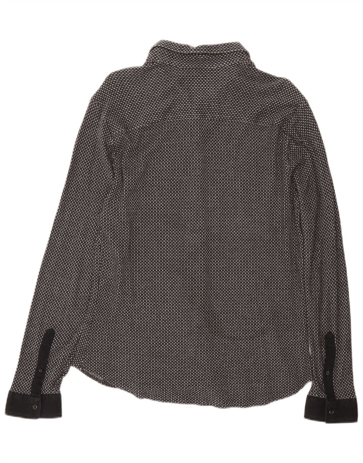 EMPORIO ARMANI Herreskjorte 2XL Sort Plettet