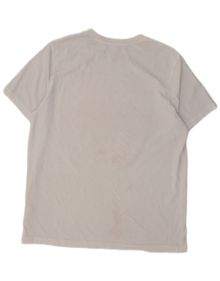 Jordan Herre Grafisk T-Shirt Top XL Hvid Bomuld