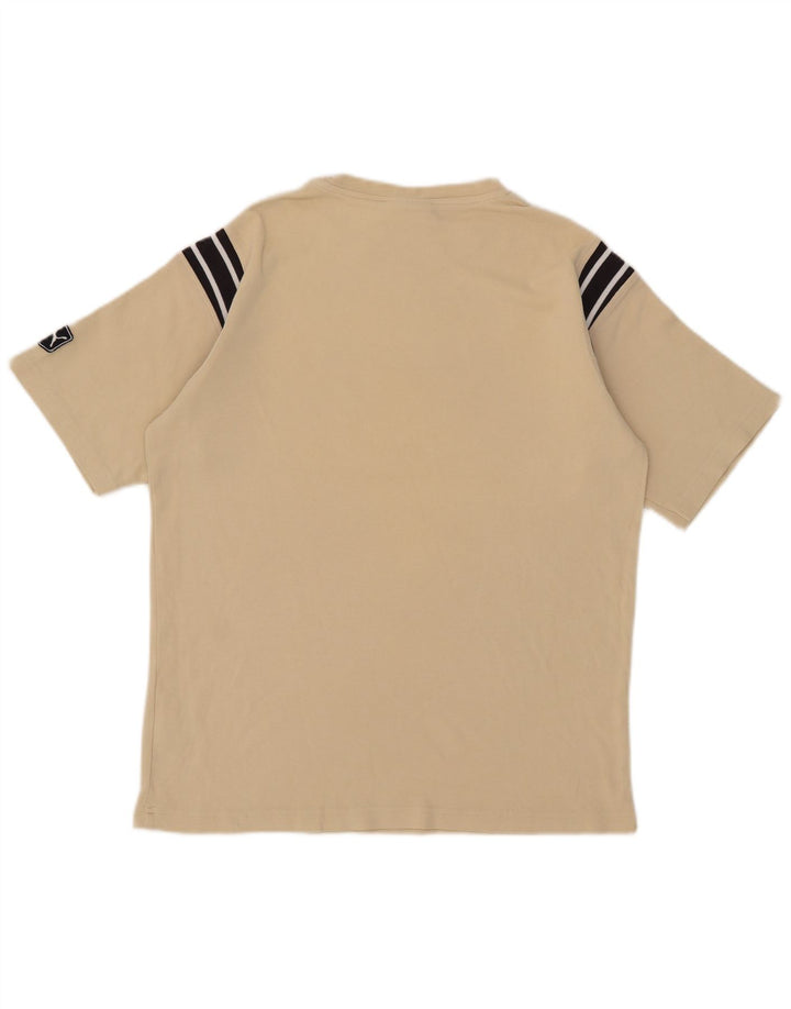 Puma Herre grafisk T-shirt Top Medium Beige Bomuld