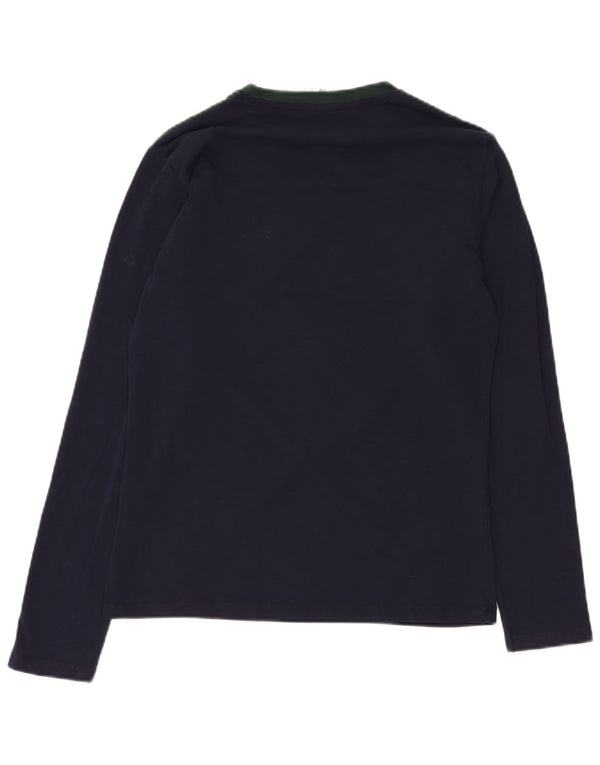 SWEET YEARS Dame Grafisk Top Langærmet UK 18 XL Navy Blue Colourblock