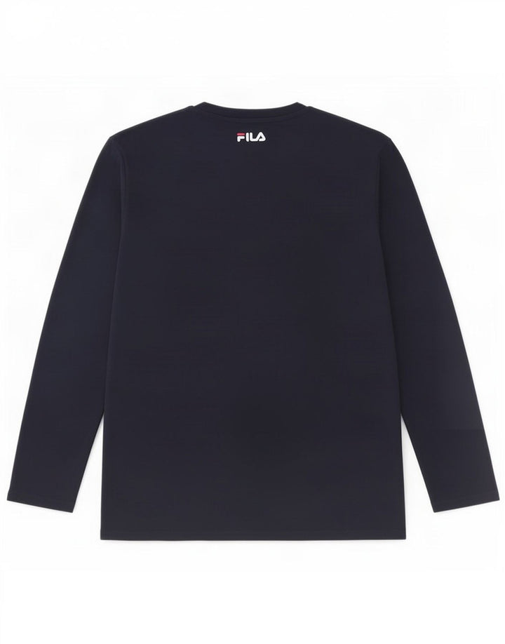 Fila Herre Top Langærmet XL Marineblå Bomuld
