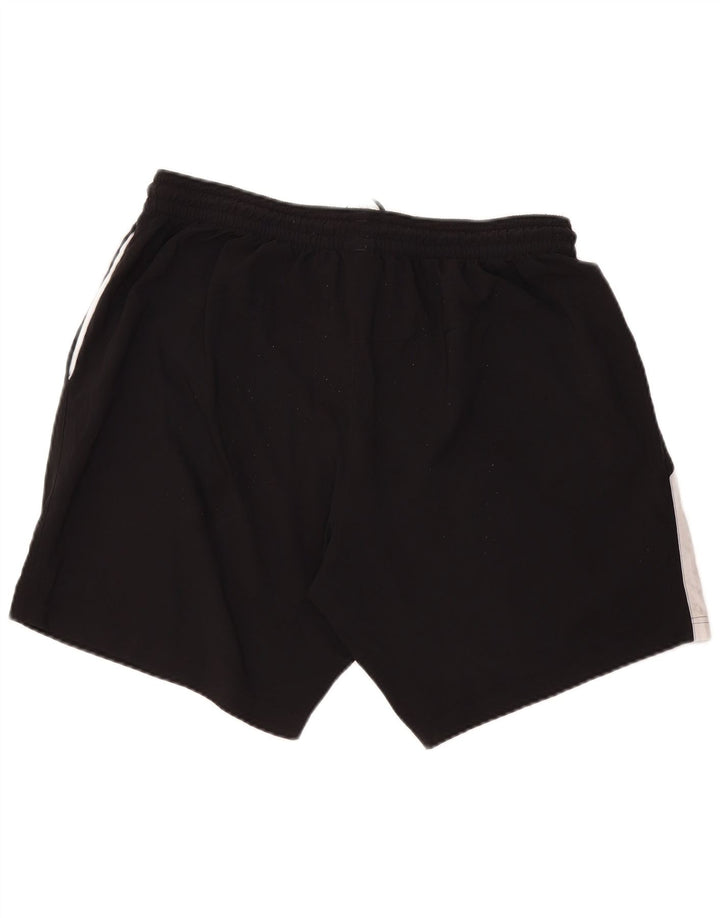 Reebok Herre grafiske sportsshorts XL Sort Colourblock Polyester