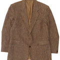 Vintage herre 2-knaps blazerjakke UK 38 Medium Beige Flecked