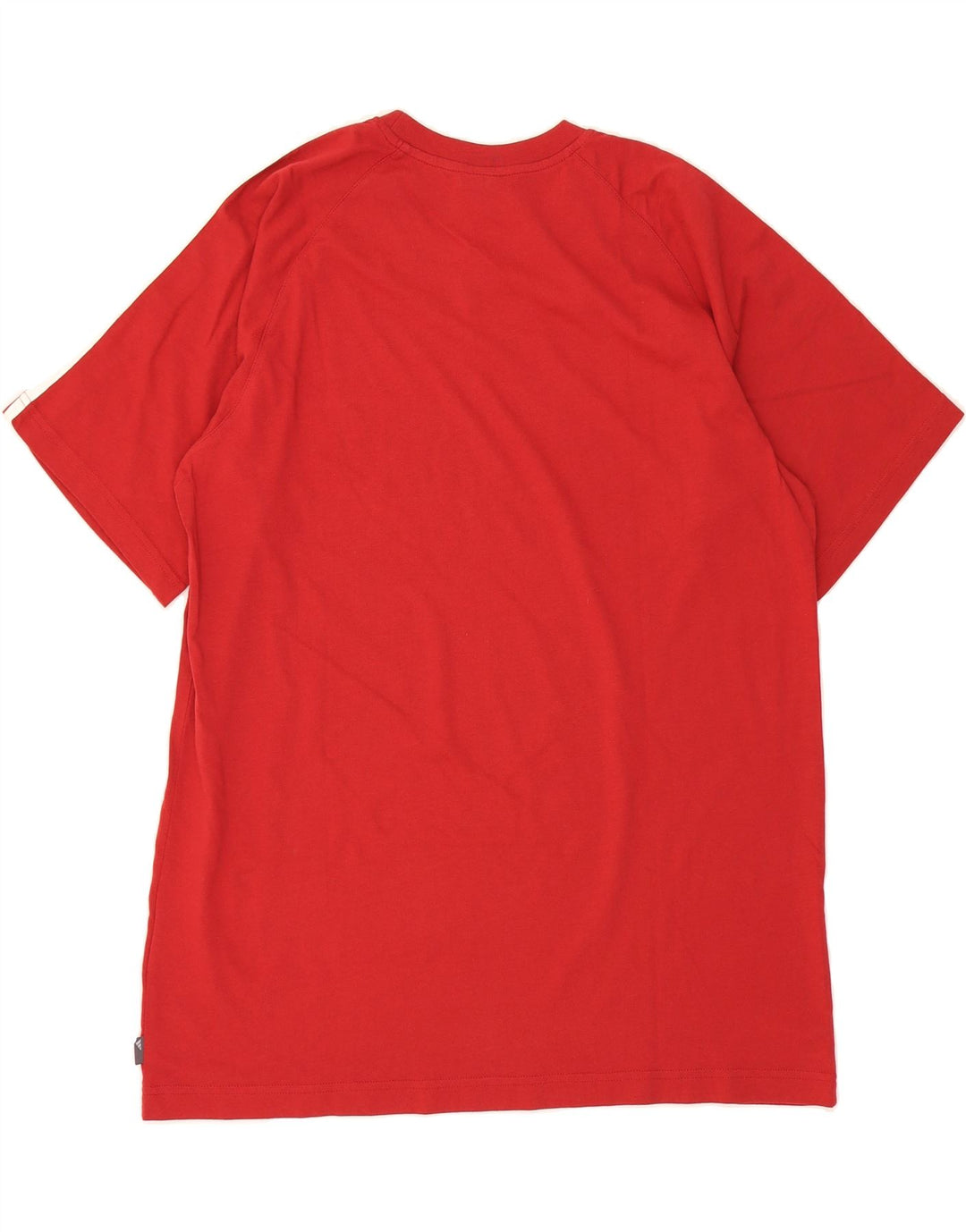 ADIDAS Mens T-Shirt Top XL Red Cotton Vintage Adidas and Second-Hand Adidas from Messina Hembry 