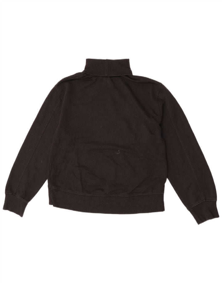 Zara Dame Rullehals Sweater UK 10 Lille Sort