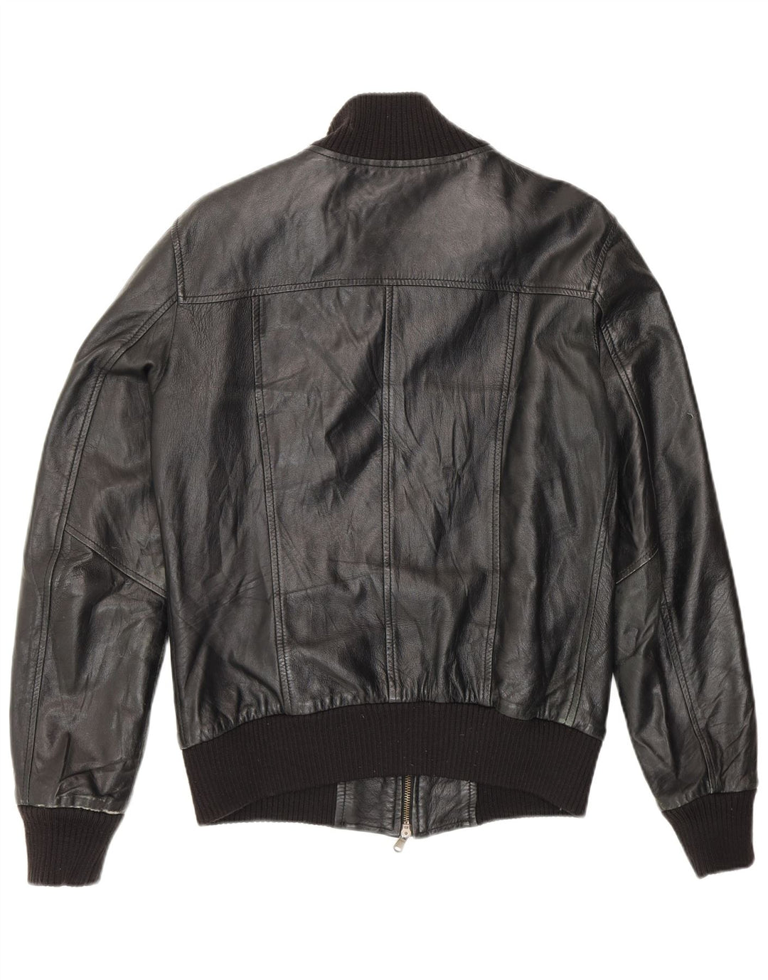 Vintage herre læderjakke UK 36 Small Black