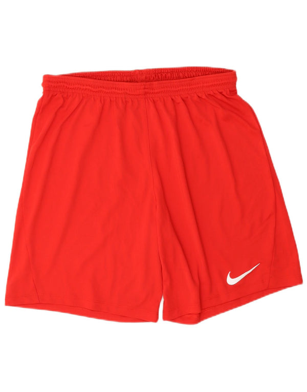 Nike Mens Dri Fit Slim Sport Shorts Large Red Polyester