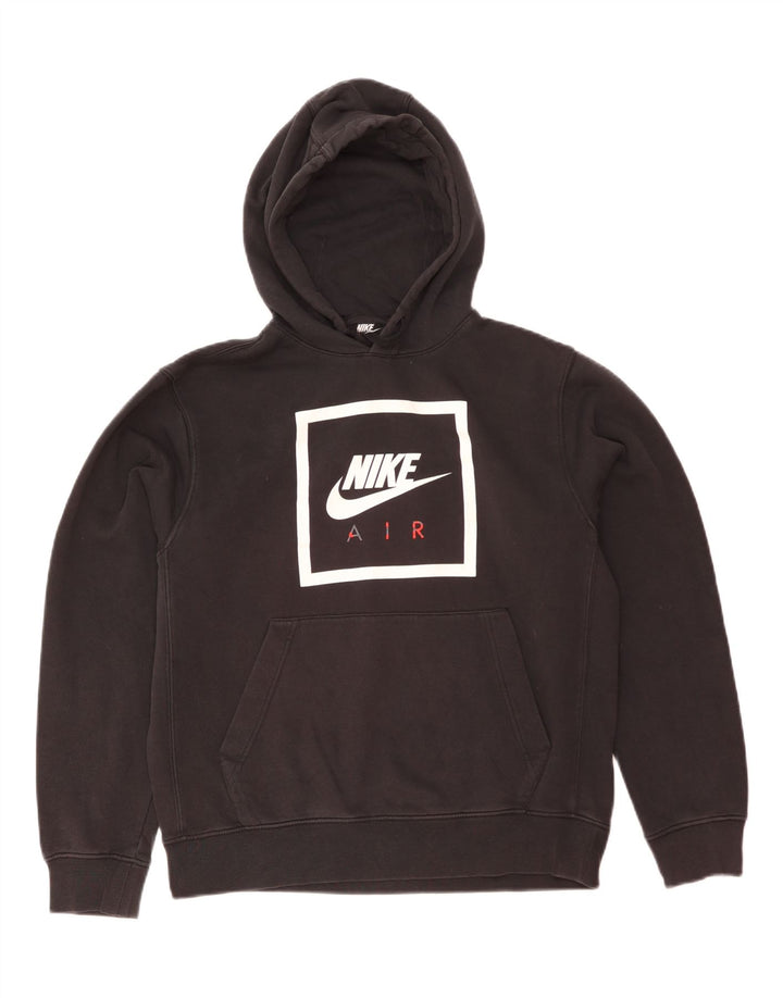 Nike grafisk hættetrøje til mænd mellem sort bomuld