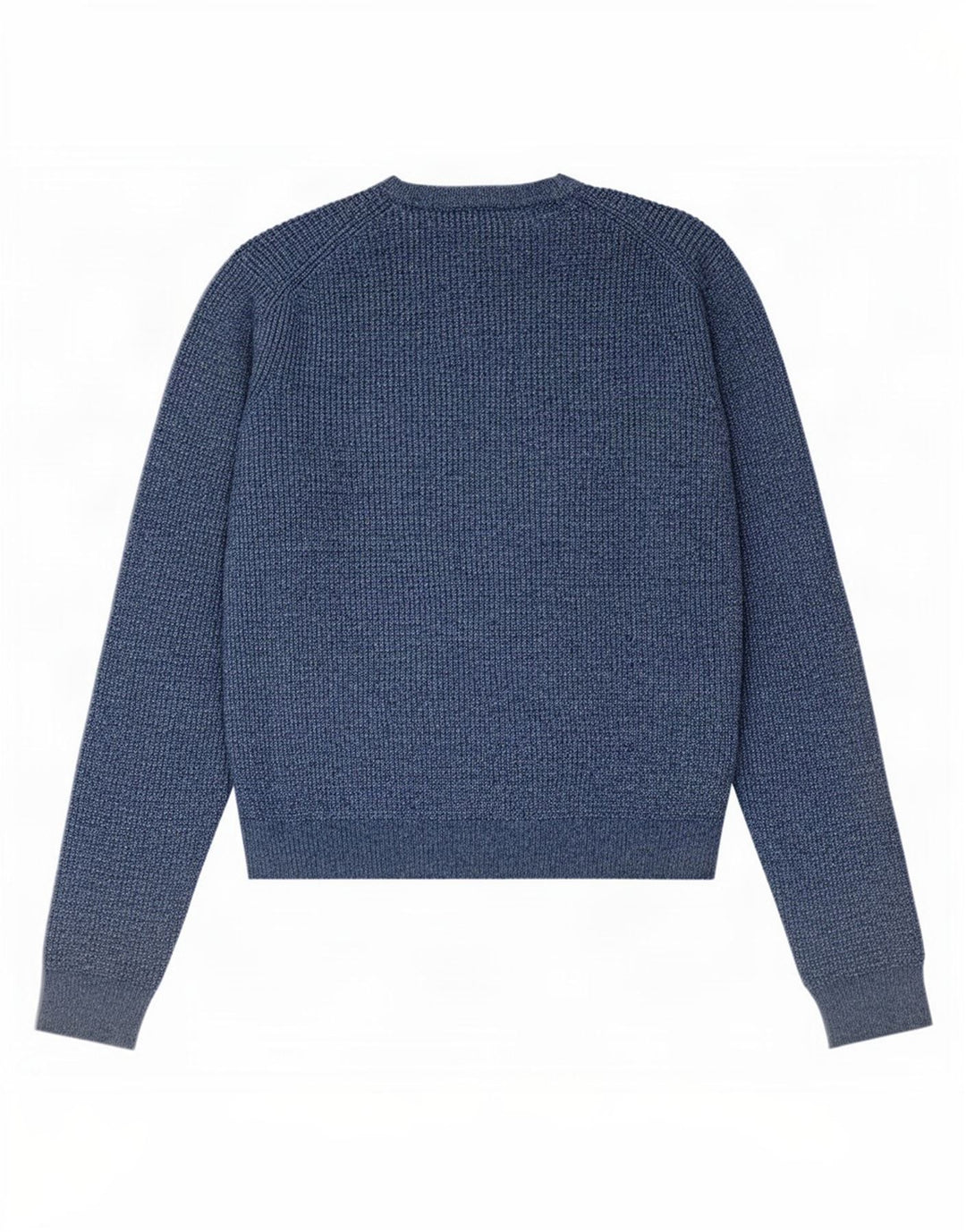 Marks & Spencer Herre sweater med rund hals XL Blå Flecked Polyamid