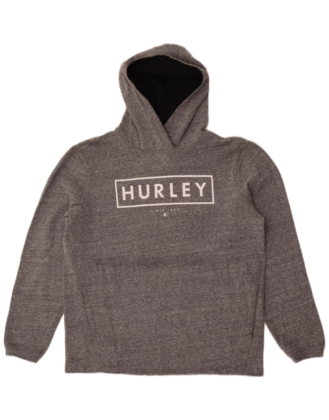 Hurley Herre Grafisk Hoodie Jumper Stor Grå Bomuld