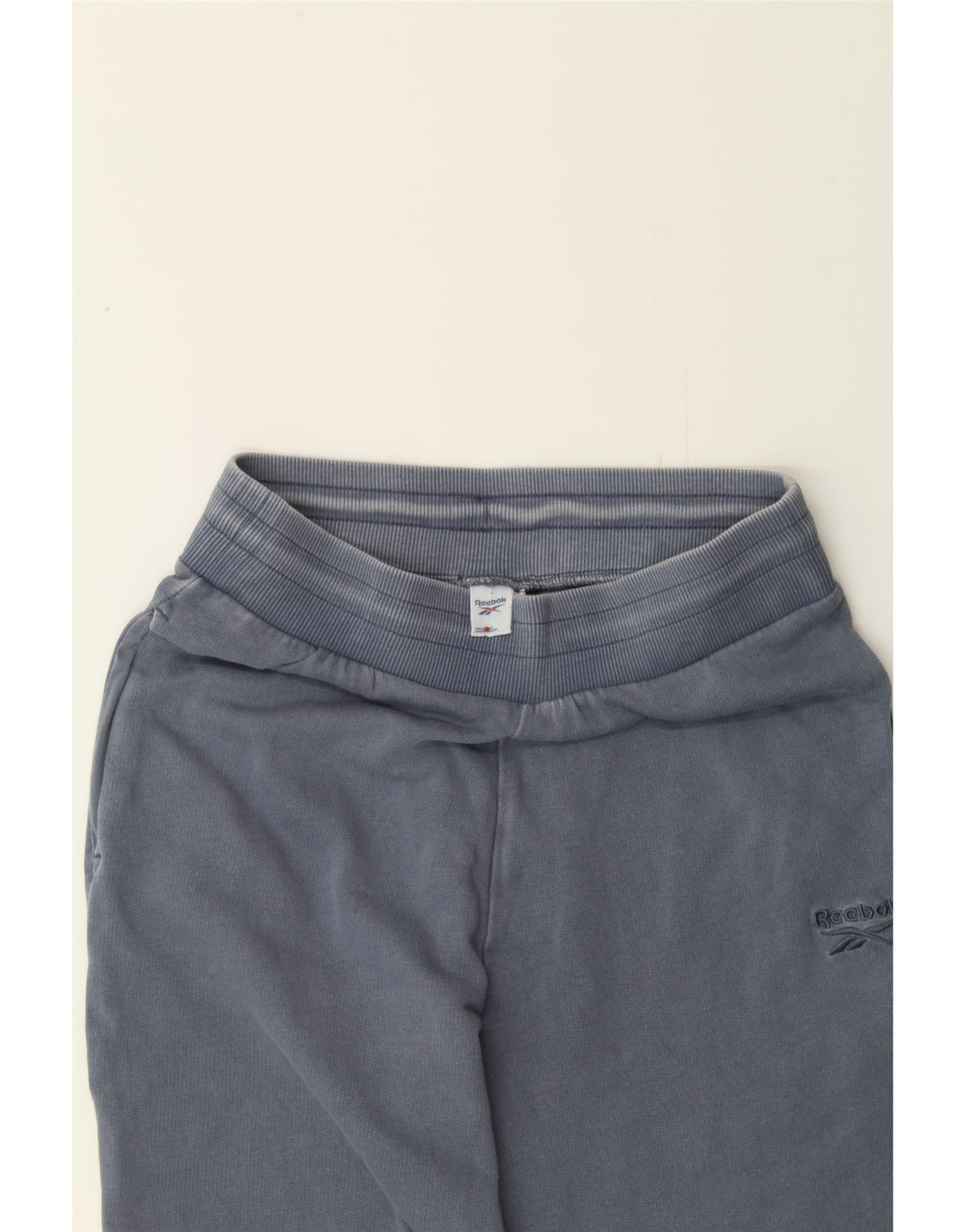 REEBOK Mens Tracksuit Trousers Joggers Small Navy Blue Cotton Vintage Reebok and Second-Hand Reebok from Messina Hembry 