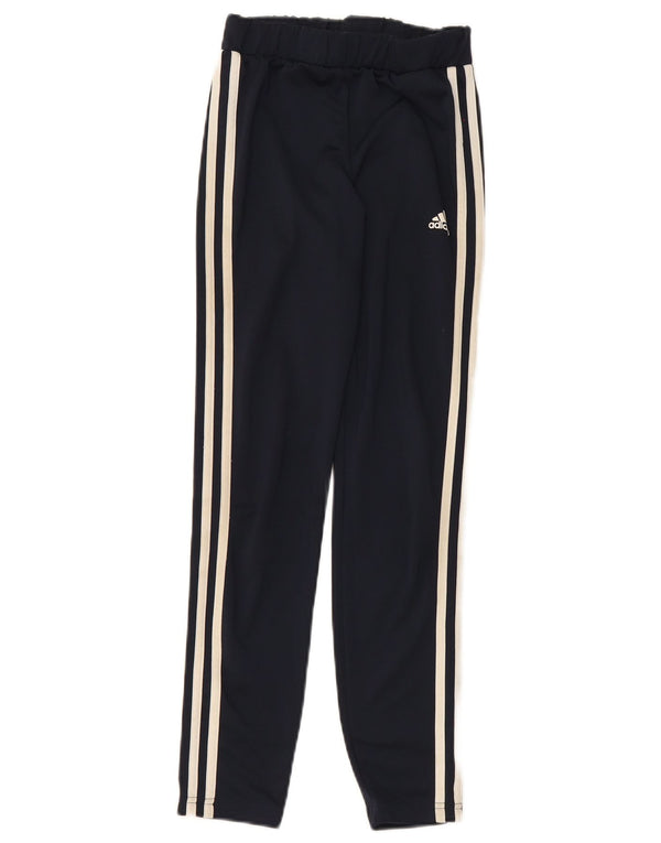Adidas Girls Aeroready Leggings 13-14 år Navy Blue Polyester