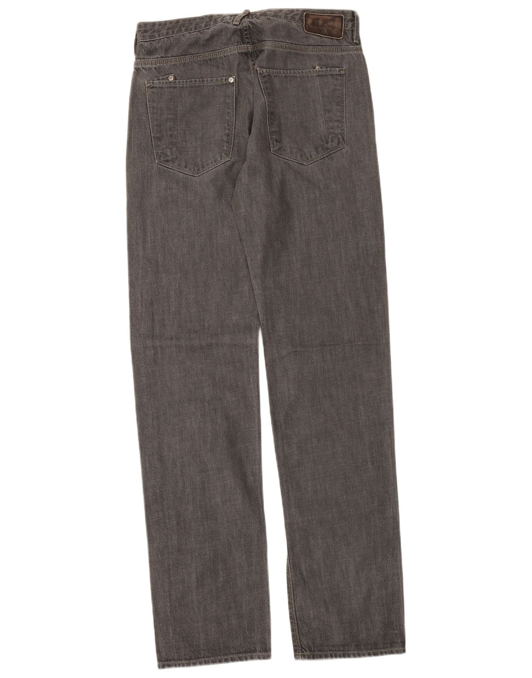 MASSIMO DUTTI Mens Straight Jeans EU 42 Large W32 L37 Grey Cotton