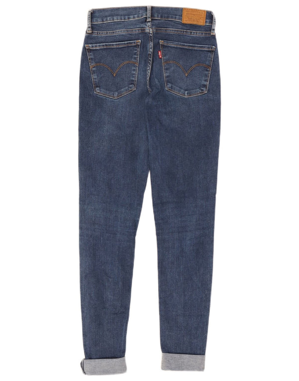 Levi's Dame 710 Super Skinny Jeans W26 L32 Marineblå Bomuld
