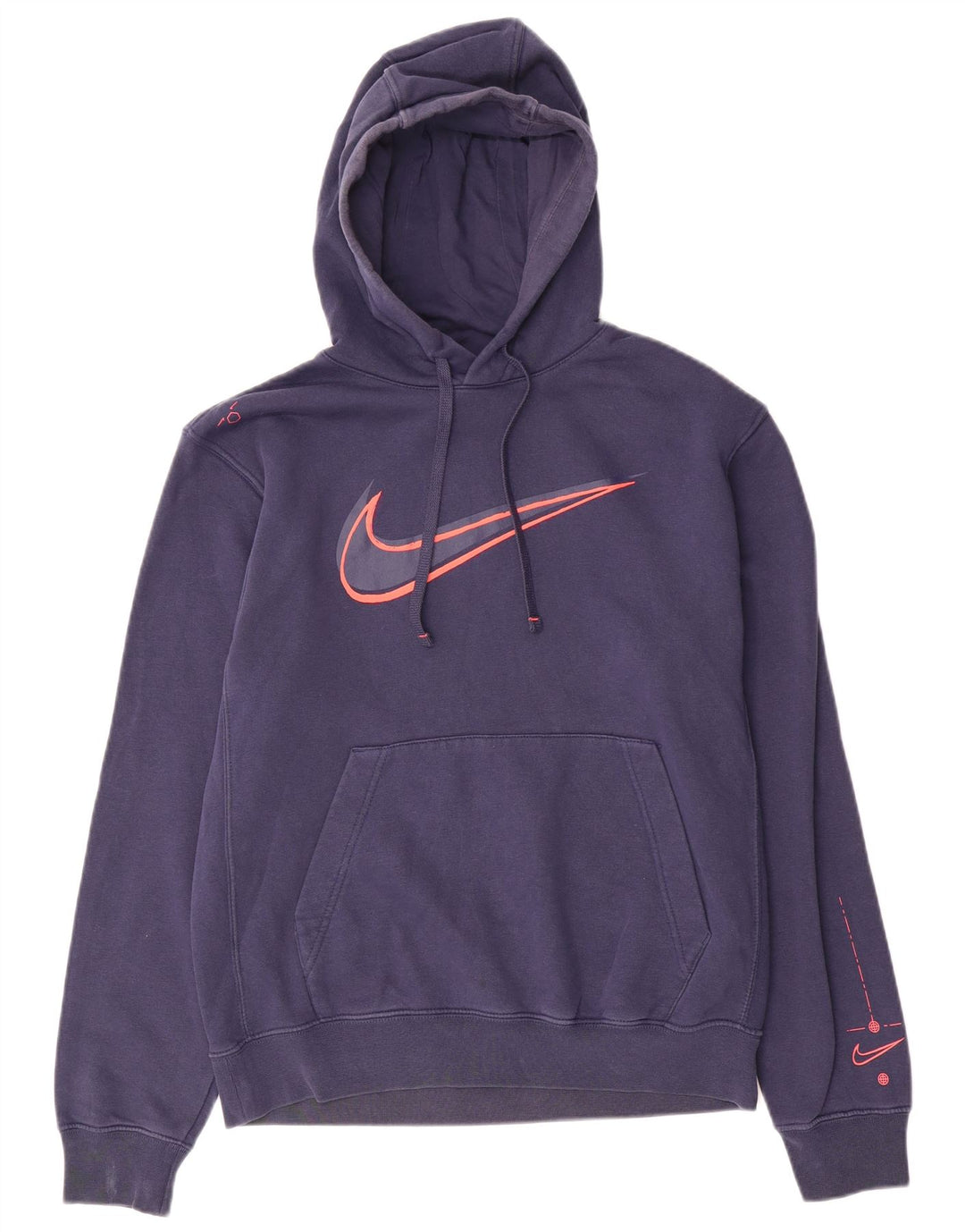 Nike grafisk hættetrøje til mænd, lille marineblå