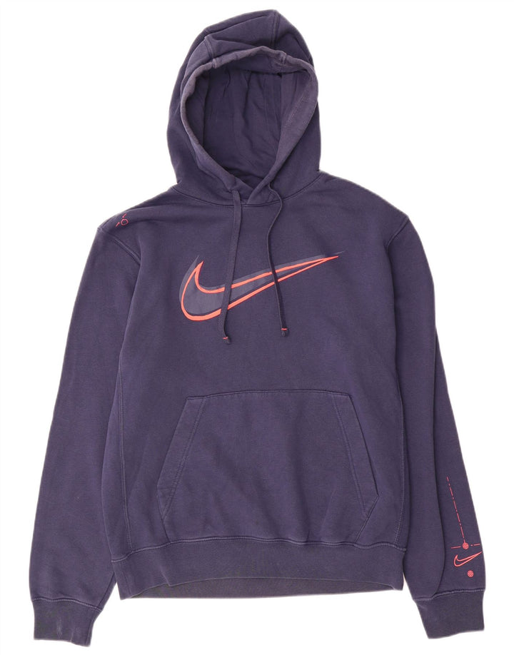 Nike grafisk hættetrøje til mænd, lille marineblå