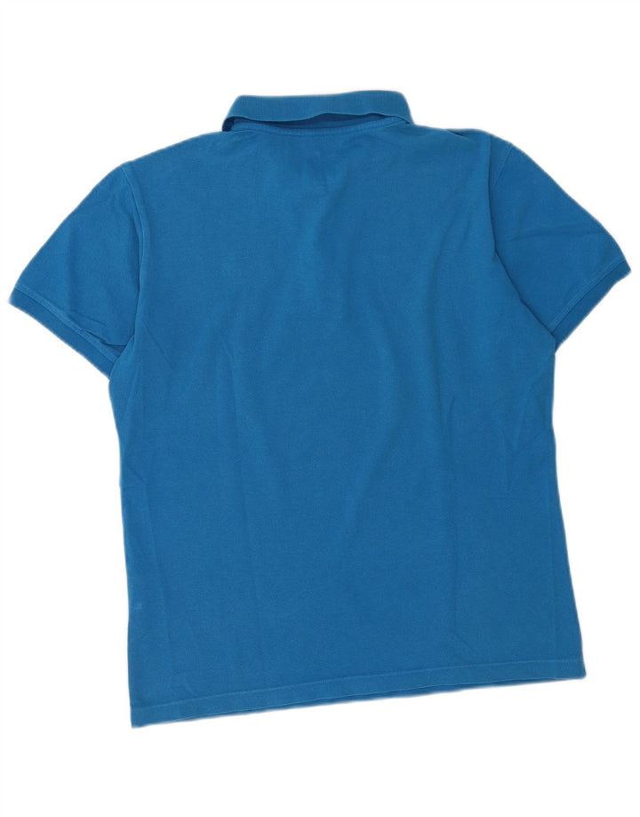 Jack Wolfskin Herre poloshirt Stor blå bomuld