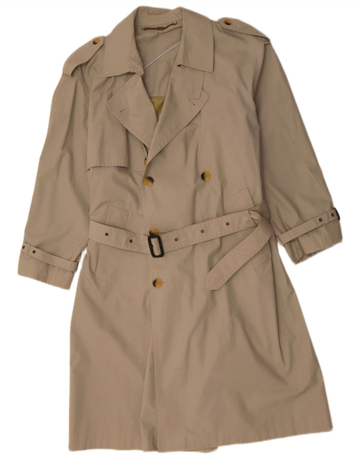 Jupiter Dame Trench Coat UK 14 Stor Beige Bomuld