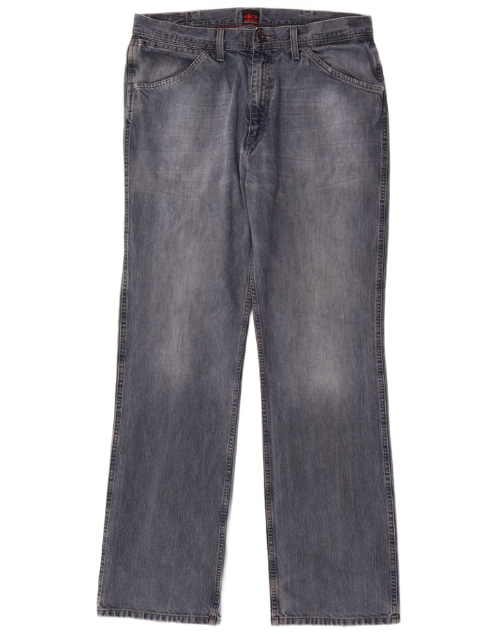 Big Star Herre Straight Jeans W36 L34 Blå Bomuld