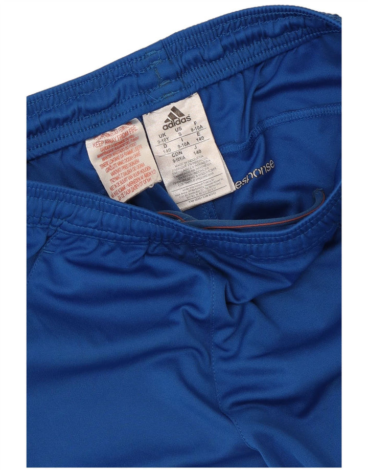 Adidas Boys Climalite Sportshorts 9-10 år Blå polyester