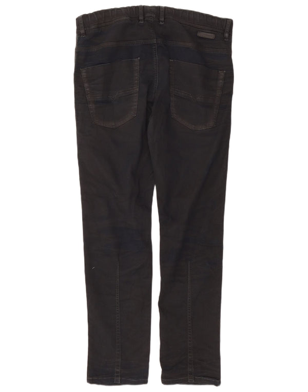 Diesel Dame Jegging Jeans W32 L31 Marineblå Bomuld