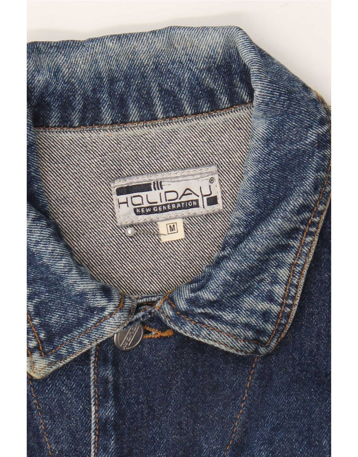 Holiday Herre Regular Fit denimjakke UK 38 Medium Blue Cotton