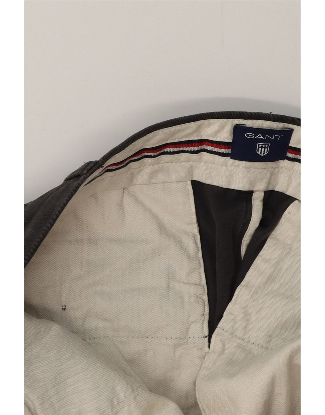 GANT Lige Chinobukser til mænd W40 L34 Grå