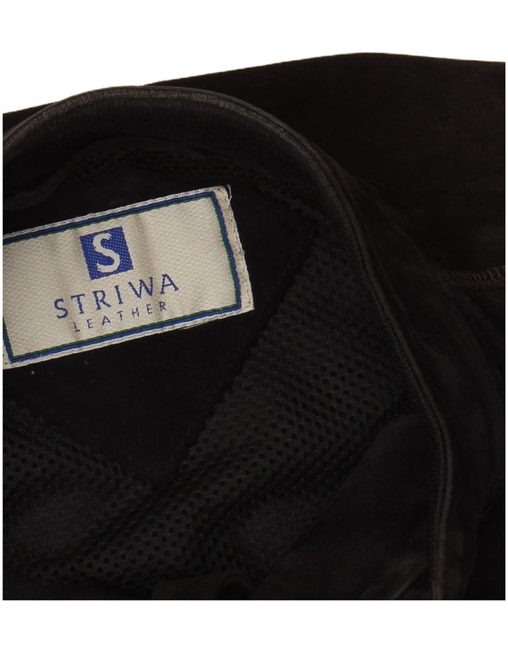 STRIWA Herre Ruskind Gilet UK 38 Medium Navy Blue Læder