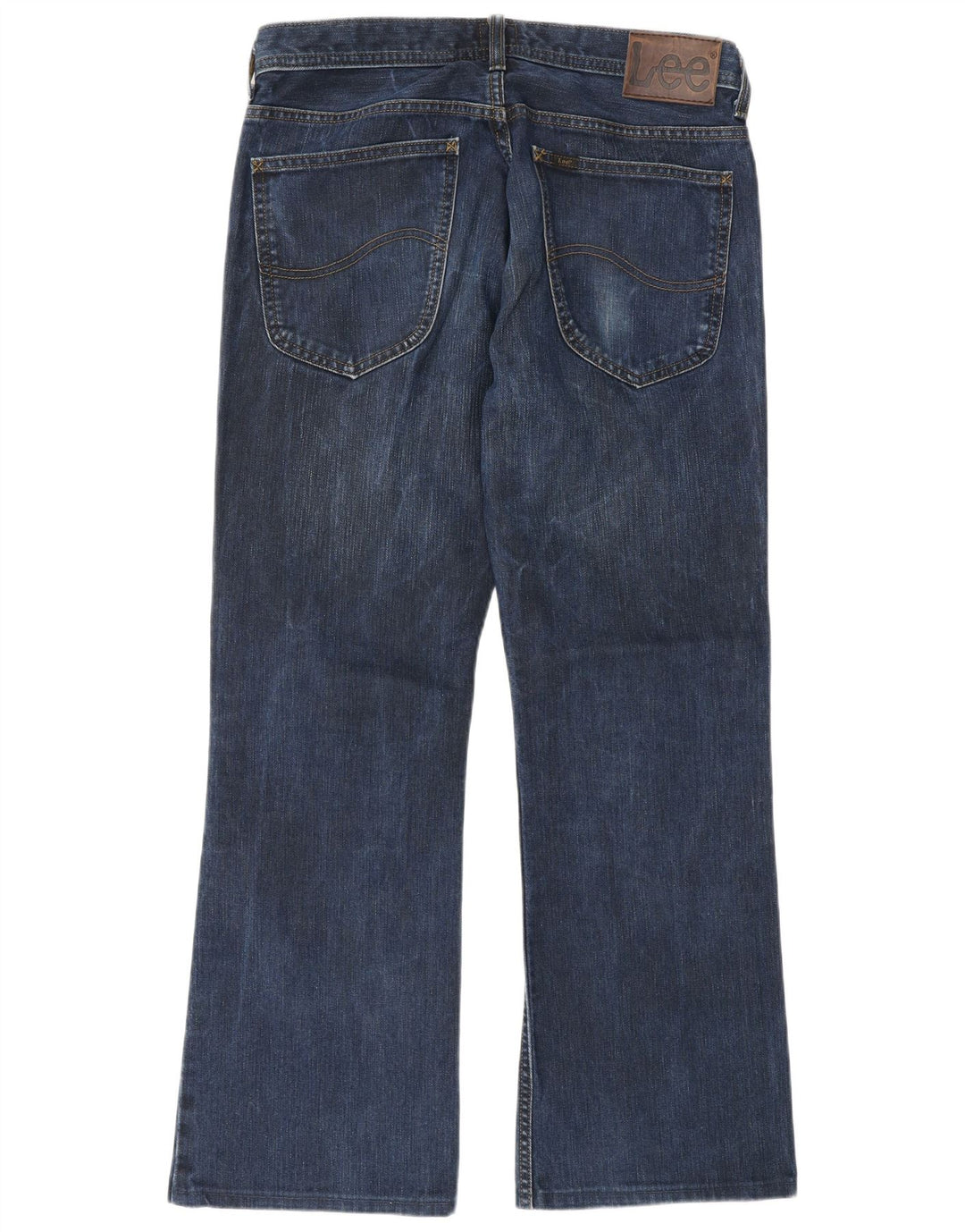 Lee Herre Denver Straight Jeans W33 L30 Blå Bomuld