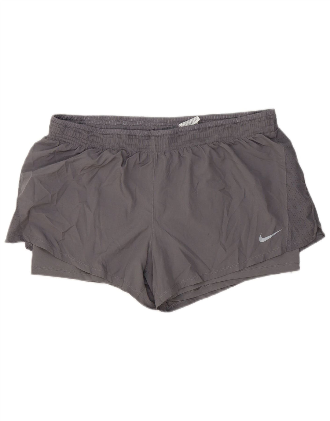 Nike Dame Dri Fit sportsshorts UK 20 2XL Grå Polyester