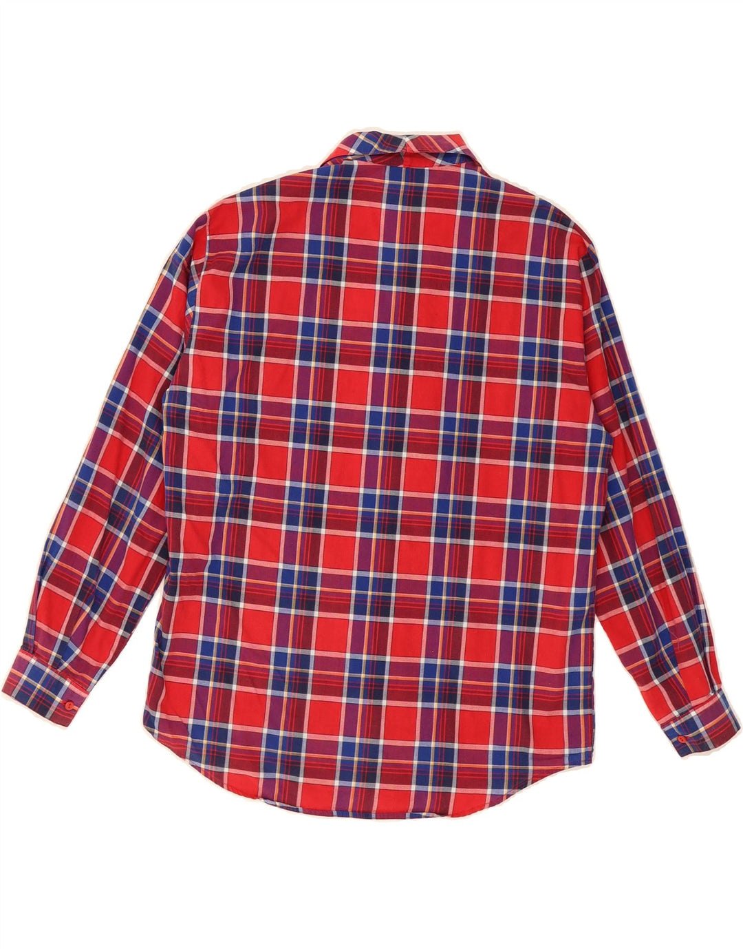 VINTAGE Womens Shirt UK 16 Large Red Check Vintage Vintage and Second-Hand Vintage from Messina Hembry 