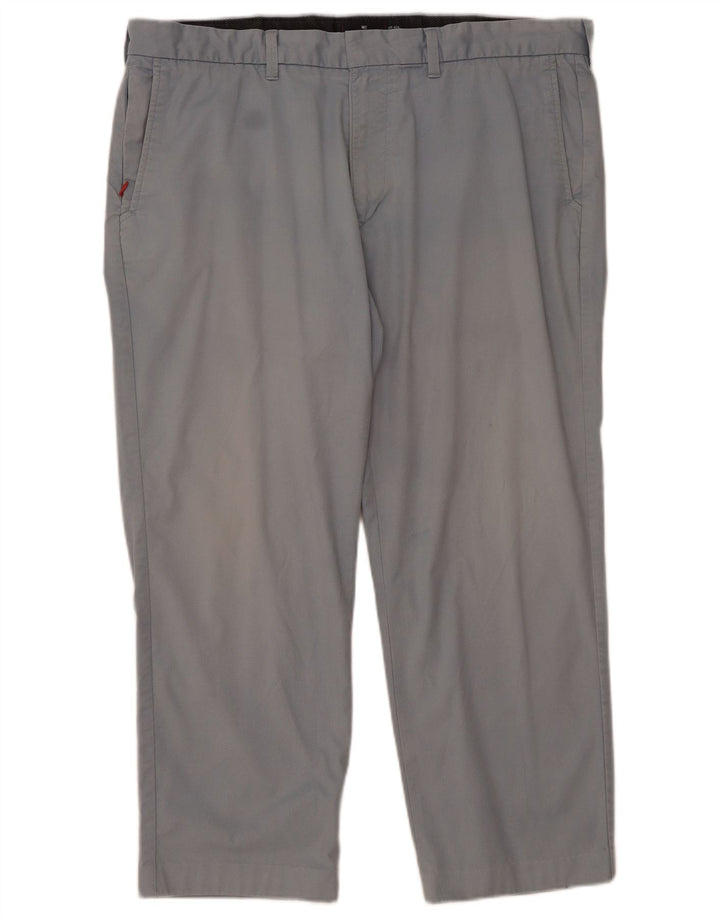 Marks & Spencer Herre Blue Harbor Lige Chinobukser W42 L29 Blå
