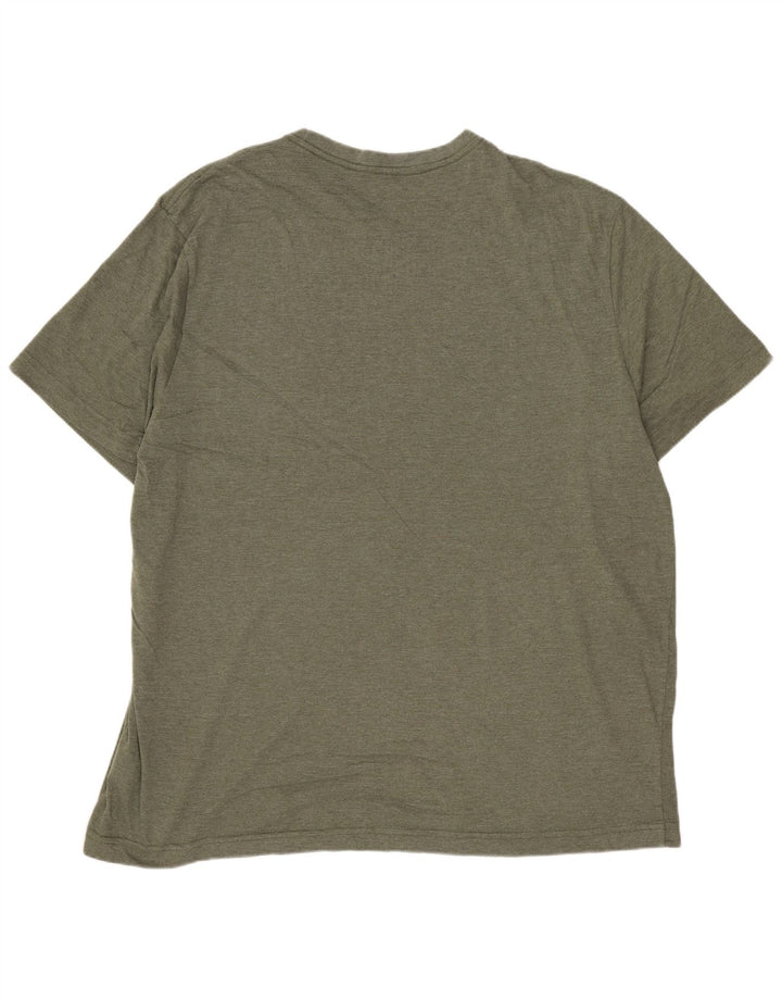Eddie Bauer Herre grafisk T-shirt Top 2XL Khaki Bomuld