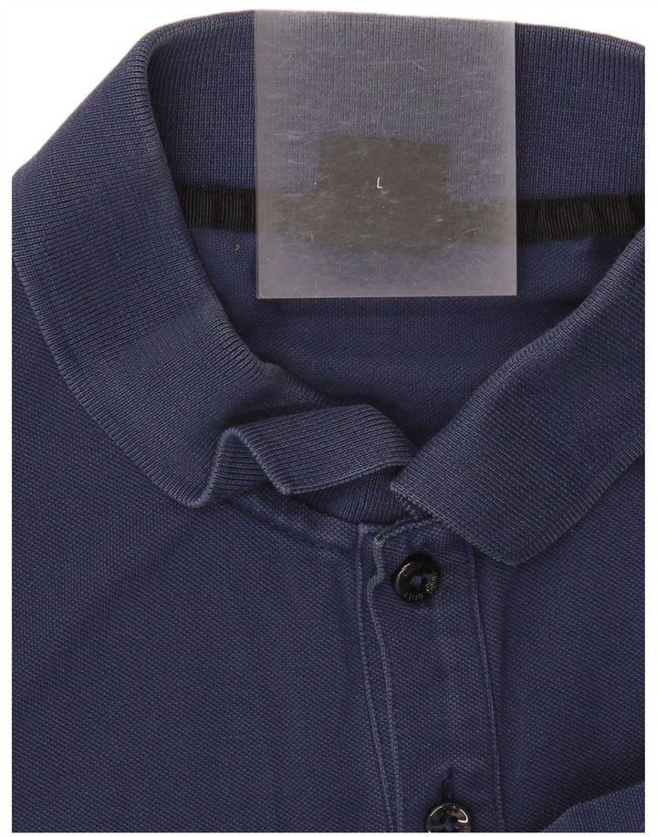 Hugo Boss herre poloshirt Stor marineblå bomuld