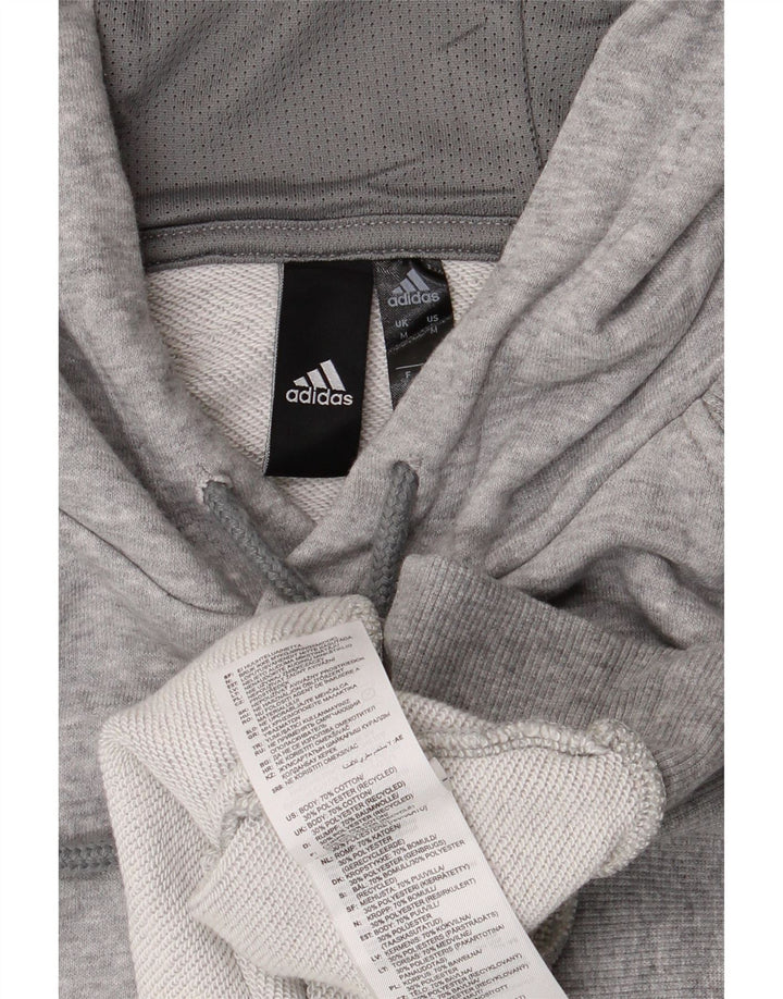 Adidas Herre hættetrøje Jumper Medium Grey Flecked Bomuld