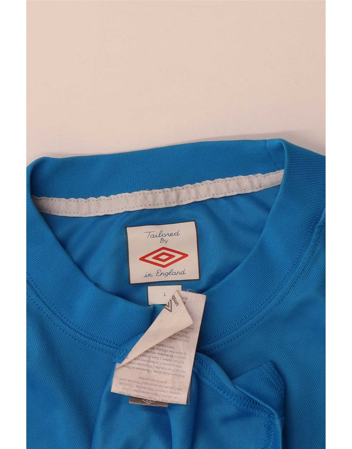 Umbro Herre Grafisk Vest Top Stor Blå Polyester