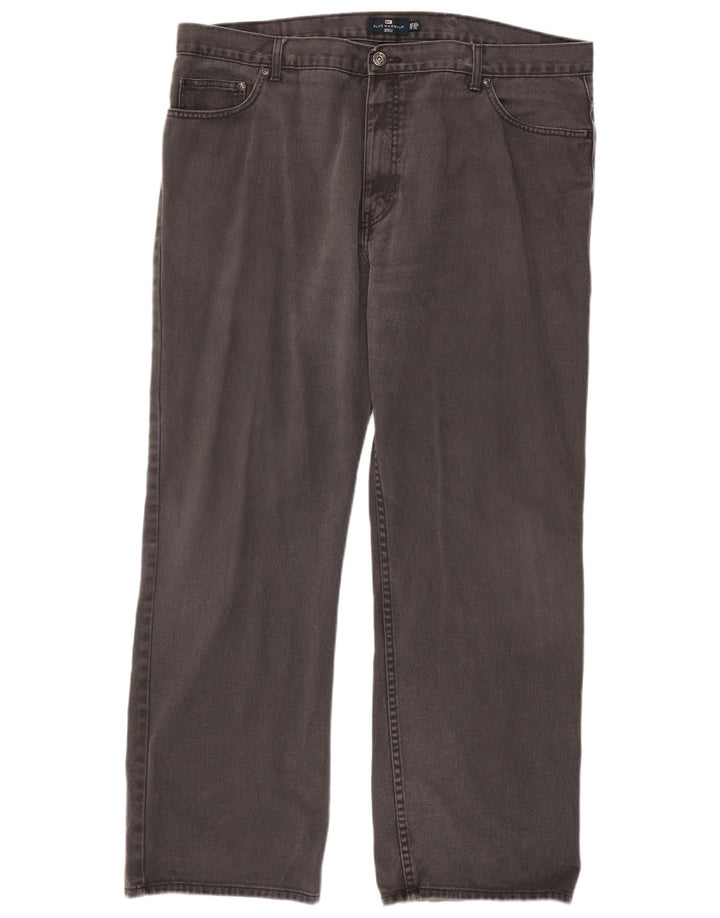 Marks & Spencer Herre Blue Harbor Straight Jeans W42 L31 Grå Bomuld