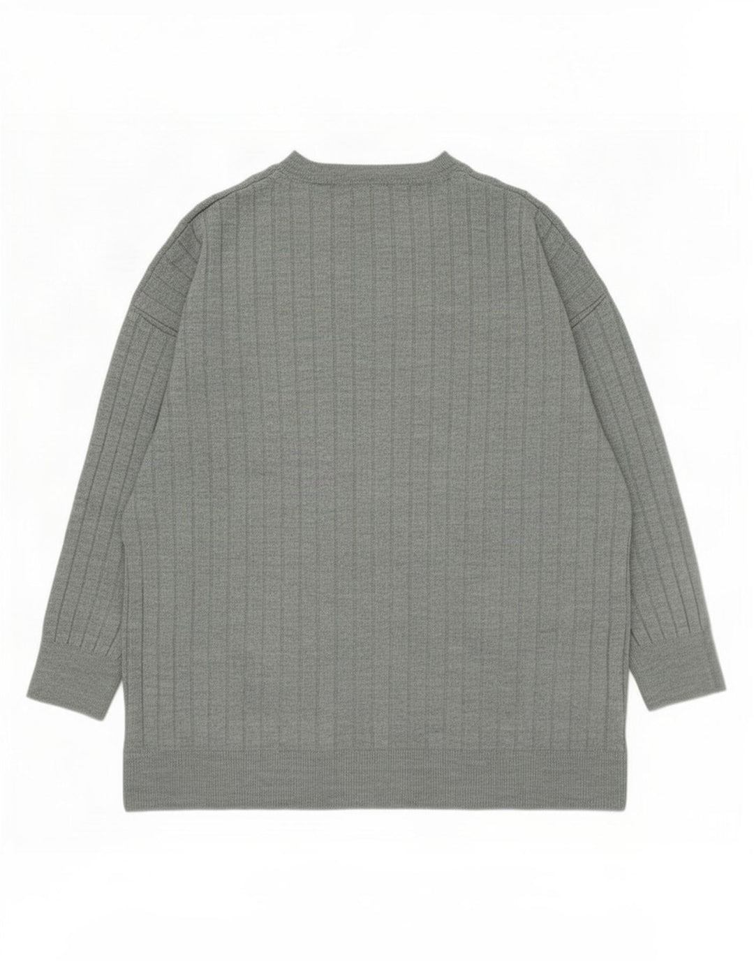 Zara Herre Crew Neck Jumper Sweater Medium Grøn Akryl