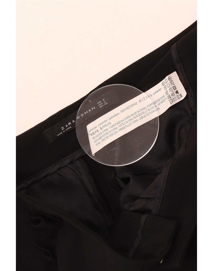 Zara koniske Chinobukser til kvinder Medium W30 L26 Sort polyester