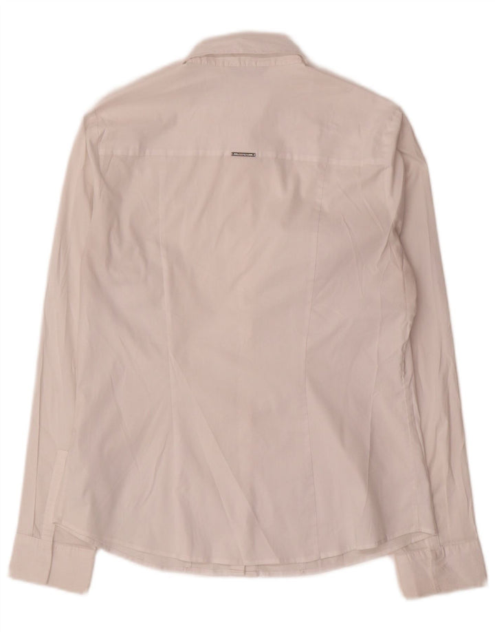 Marks & Spencer Dame Autograph Skjorte UK 12 Medium White Bomuld